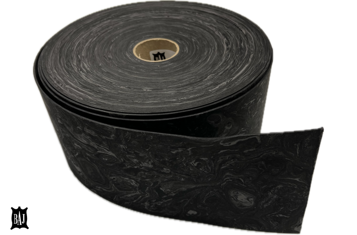 EVA betrk rl. 25m*12cm*2mm.sort-Marmor