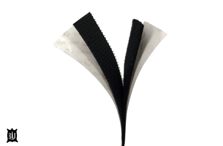 Velcro, Sort - Tynd