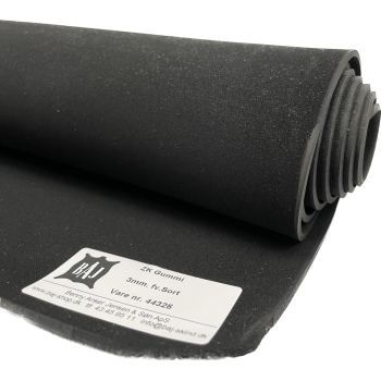 ZK Gummi  3mm. Fv.Black
