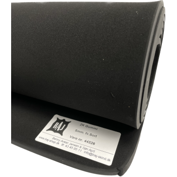 ZK Gummi  5mm. Fv.Black