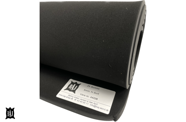 ZK Gummi  5mm. Fv.Black